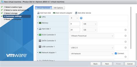 Installing The Iso Image For Photon Os