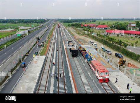 Munshiganj Bangladesh De Abril De Se Est Construyendo Una