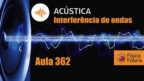 Interferência de ondas FÍSICA FÁBRIS Aula 362 Acústica YouTube