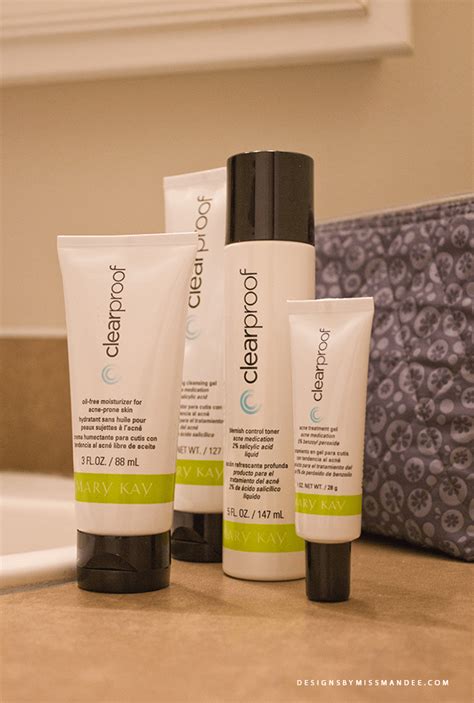 My Experience With The Mary Kay Clear Proof Acne System Designs By