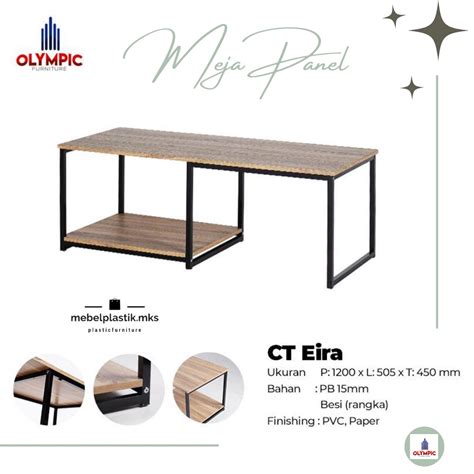 Jual Meja Tamu Kopi Minimalis Olympic Ct Eira Partikel Board Mdf Hpl