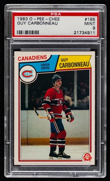 Lot Detail O Pee Chee Hockey Card Hofer Guy Carbonneau