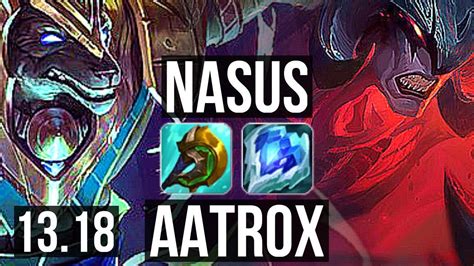 Nasus Vs Aatrox Top 1 5m Mastery 800 Games 8 2 6 Kr Diamond