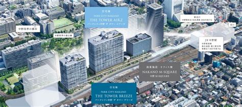 『パークシティ中野ザ タワー エアーズ』ザ タワーブリーズ（囲町東地区市街地再開発事業） Nakano New Style