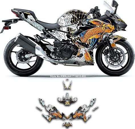 Kungfu Graphics Custom Decal Kit For Kawasaki Ninja Abs