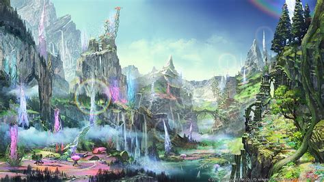 Final Fantasy Landscape Wallpaper Hd