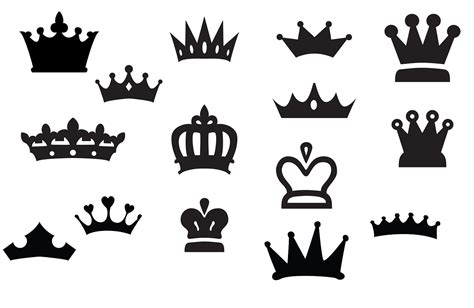 Free 237 Queen Crown Outline Svg SVG PNG EPS DXF File