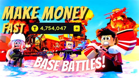 Make Money Fast In Base Battles Roblox Youtube