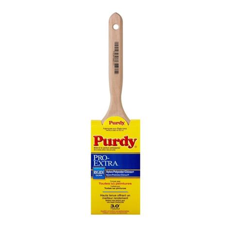 Purdy Pro Extra Elasco 3 In Nylon Polyester Blend Flat Paint Brush At