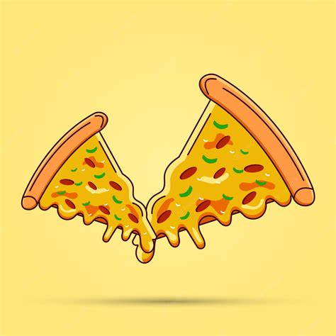 Premium Vector Pizza Vector Illustration