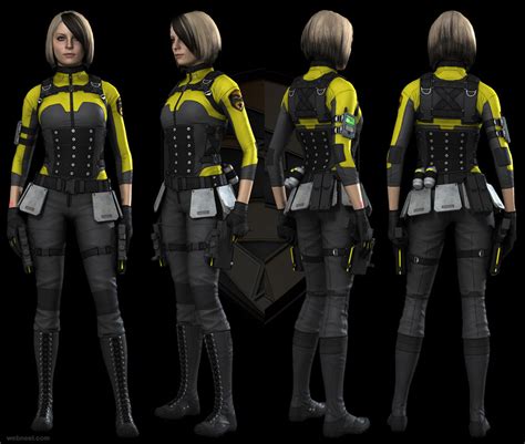 Woman Soldier 3d Character Design 12 - Preview