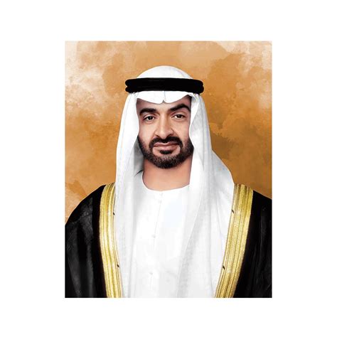 Official Portrait Of His Highness Sheikh Mohammed Bin Zayed Al Nahyan