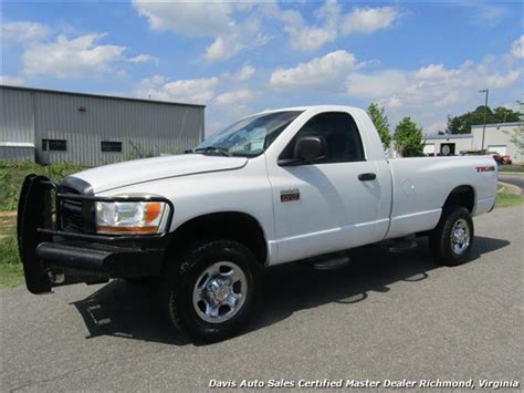 2006 Dodge Ram 2500 Hd Cummins Turbo Diesel 5 9 Trx4 4x4 6 Speed Manual Regular Cab Lb