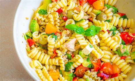 Salade de pâtes au thon facile Aux délices du palais