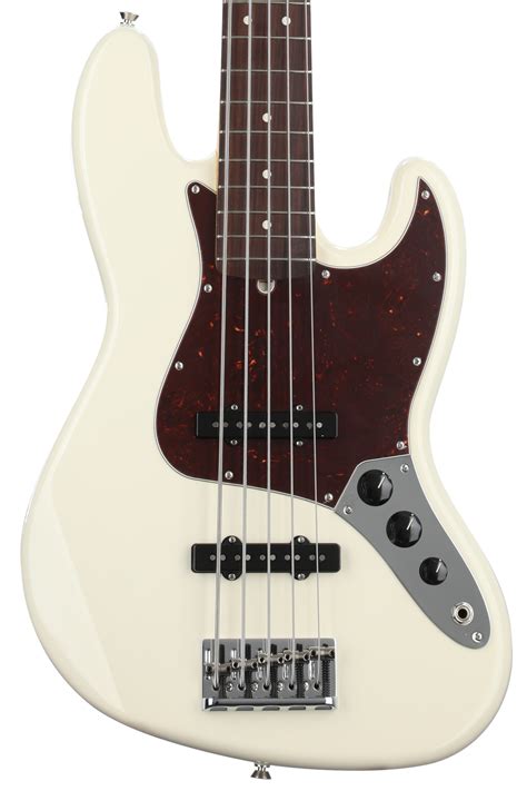 Fender American Professional Ii Jazz Bass V Olympic White With Rosewood Fingerboard Sweetwater