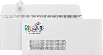 Amazon Custom Printed Window Envelopes With Peel N Stick And