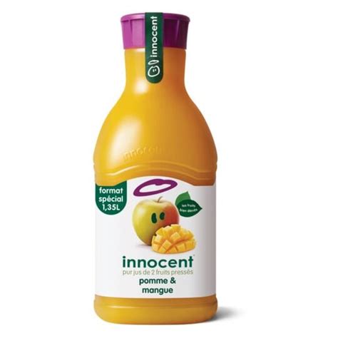 Jus de fruits pommes mangues INNOCENT la bouteille d 1 35L à Prix