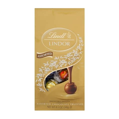 Lindt Lindor 3 Flavors Assorted Chocolate Candy Truffles 85 Oz Bag