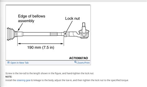 Tie Rod Torque Specs Hello I Am Trying To Replace My Tie Rods