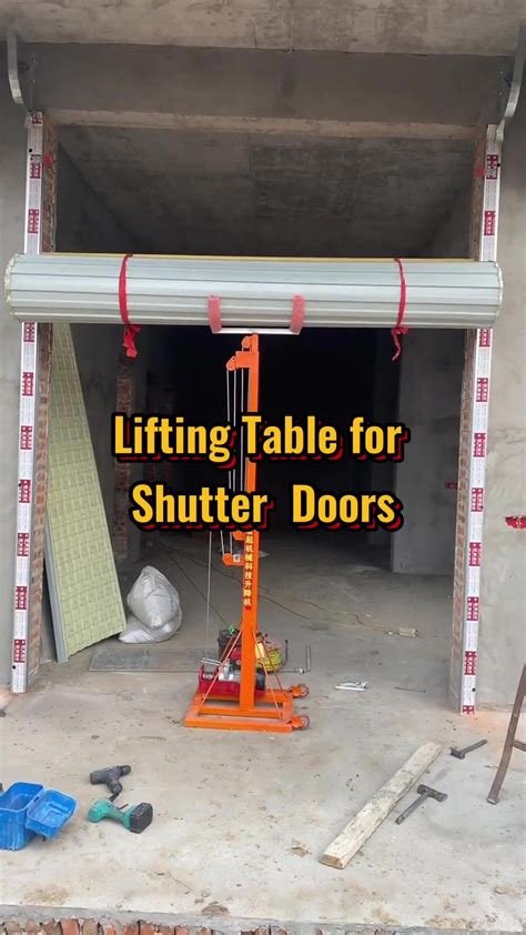 Portable Automatic Electric Rolling Shutter Door Lifting Elevator