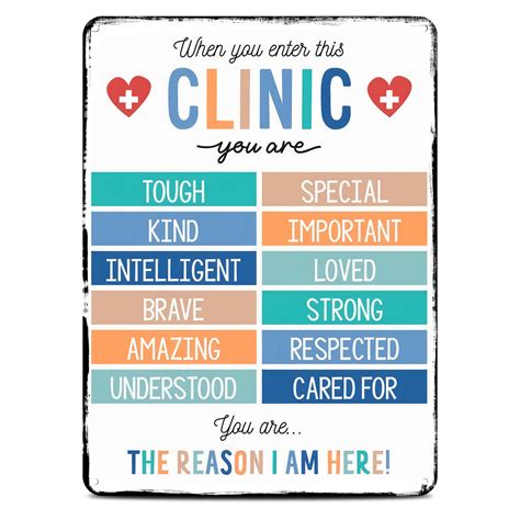 Buy When You Enter Clinic Decor Decorations - Motivational Wall Art