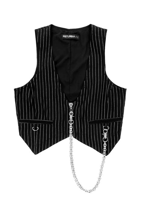 Nightmare Crop Tailored Waistcoat Disturbia