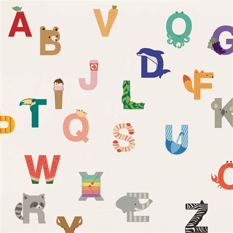 Alphabet Wall Sticker - Peel and Stick - Walmart.com - Walmart.com