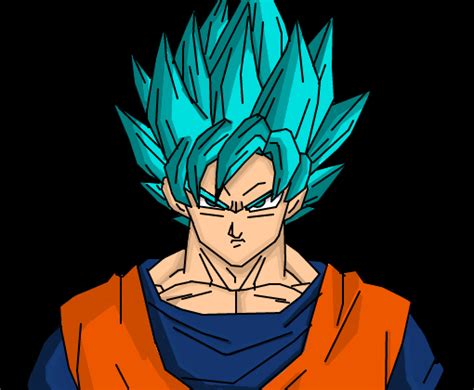 Goku Ssj Blue Desenho De Claraotome94 Gartic