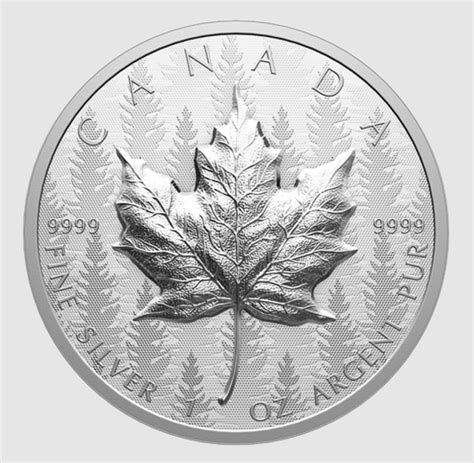 2024 Canada $20 Ultra-High Relief 1oz. Silver Maple Leaf - Century Stamps and Coins