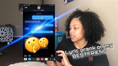 Lyric Prank On Bestfriend Must Watch Into You By Sydney Renae