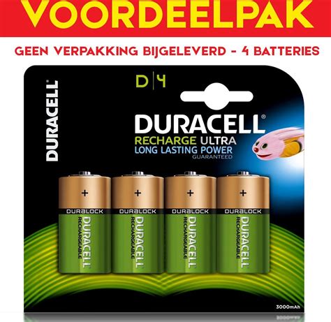 Bol Duracell D Oplaadbare Batterijen Onverpakt Stuks