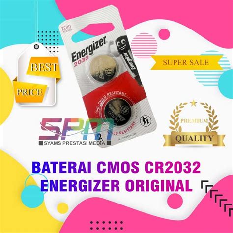 Jual Baterai Battery Lithium ECR 2032 ECR2032 CR2032 ENERGIZER