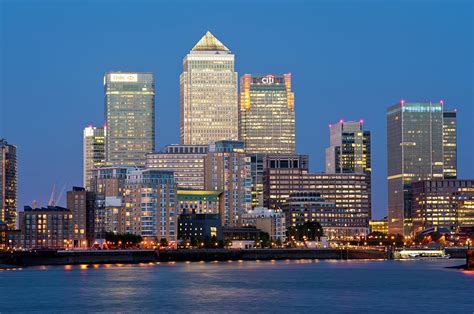 Canary Wharf Skyline, London by John Harper