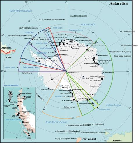 Antarctica Map For Kids Printable