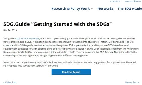 Guide Getting Started With The Sdgs Sdgs