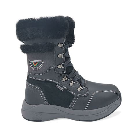 Womens Cold Resistant Slip Resistant Waterproof Leather Boots C Valley Footwearc Valley Footwear