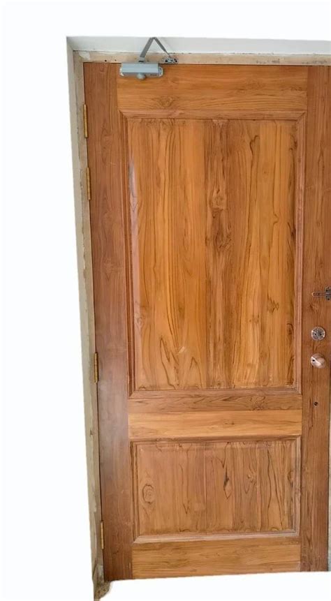 Interior Single Teak Wood Door For Home At 2000 Sq Ft In Saharanpur