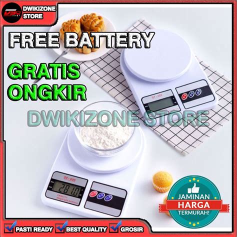 Jual DZS TIMBANGAN KUE DIGITAL DAPUR 10KG 10 KILOGRAM 1000 GRAM 1000G