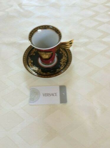 Versace Rosenthal Red Medusa Ikarus Cup And Saucer Antique Price