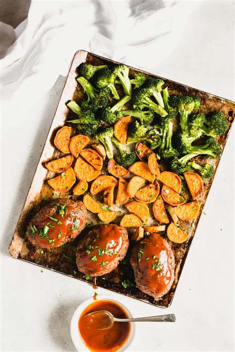 Mini Meatloaf Sheet Pan Dinner – Steph Gaudreau