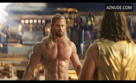 Chris Hemsworth Butt Shirtless Scene In Thor Love And Thunder AZMen