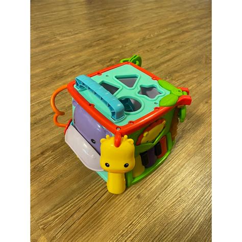 Fisher Price 費雪 可愛動物積木盒 二手美品 可面交 新竹縣 匯款後寄出 蝦皮購物