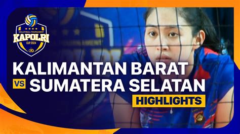 Putri Kalimantan Barat Vs Sumatera Selatan Wilayah Barat