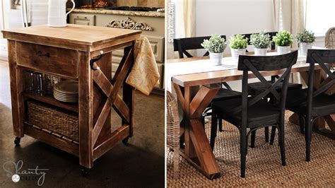 10 DIY Rustic Furniture Projects For Small Kitchen Simphome