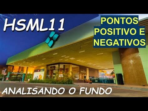 HSML11 ANALISANDO O FUNDO IMOBILIÁRIO DO SETOR DE SHOPPING PONTOS