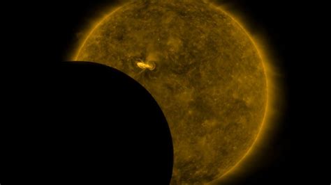 Lunar Transit From Nasas Solar Dynamics Observatory 2019 03 06 8k