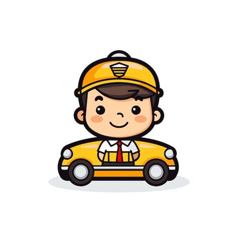 Diseñador de taxis de diseño vectorial ilustración eps10 gráfico