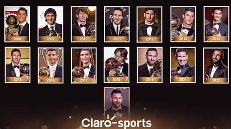 Todos los ganadores en la historia del Balón de Oro listado completo