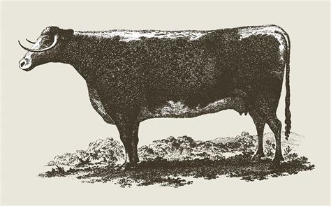 Vintage cow illustration | Premium Vector Illustration - rawpixel