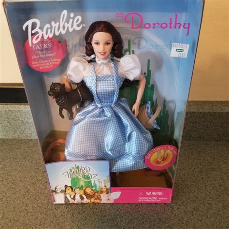 Vintage 1999 WIZARD OF OZ Talking Barbie Doll As DOROTHY TOTO NIB EBay